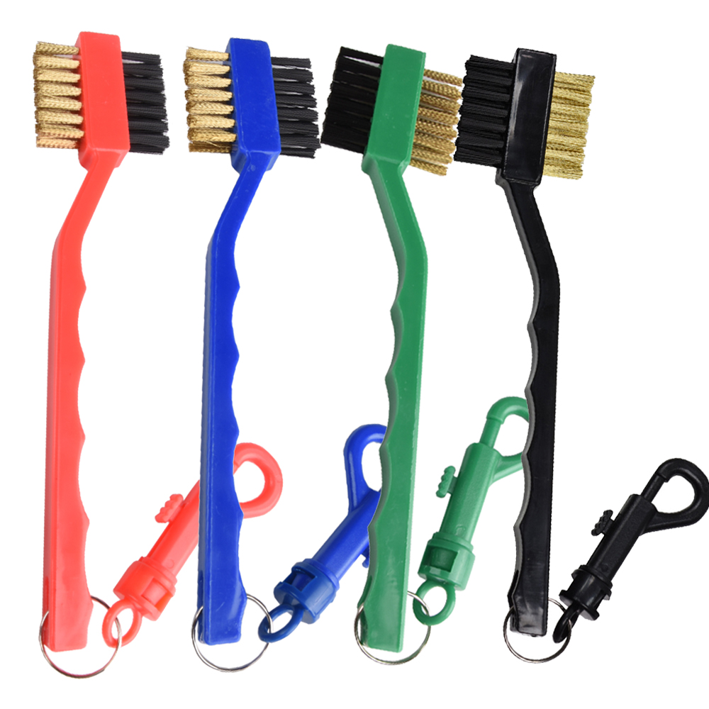 Golf Equipment To Improve Your Game - 골프 청소 브러시 ​​양면 디자인 휴대용