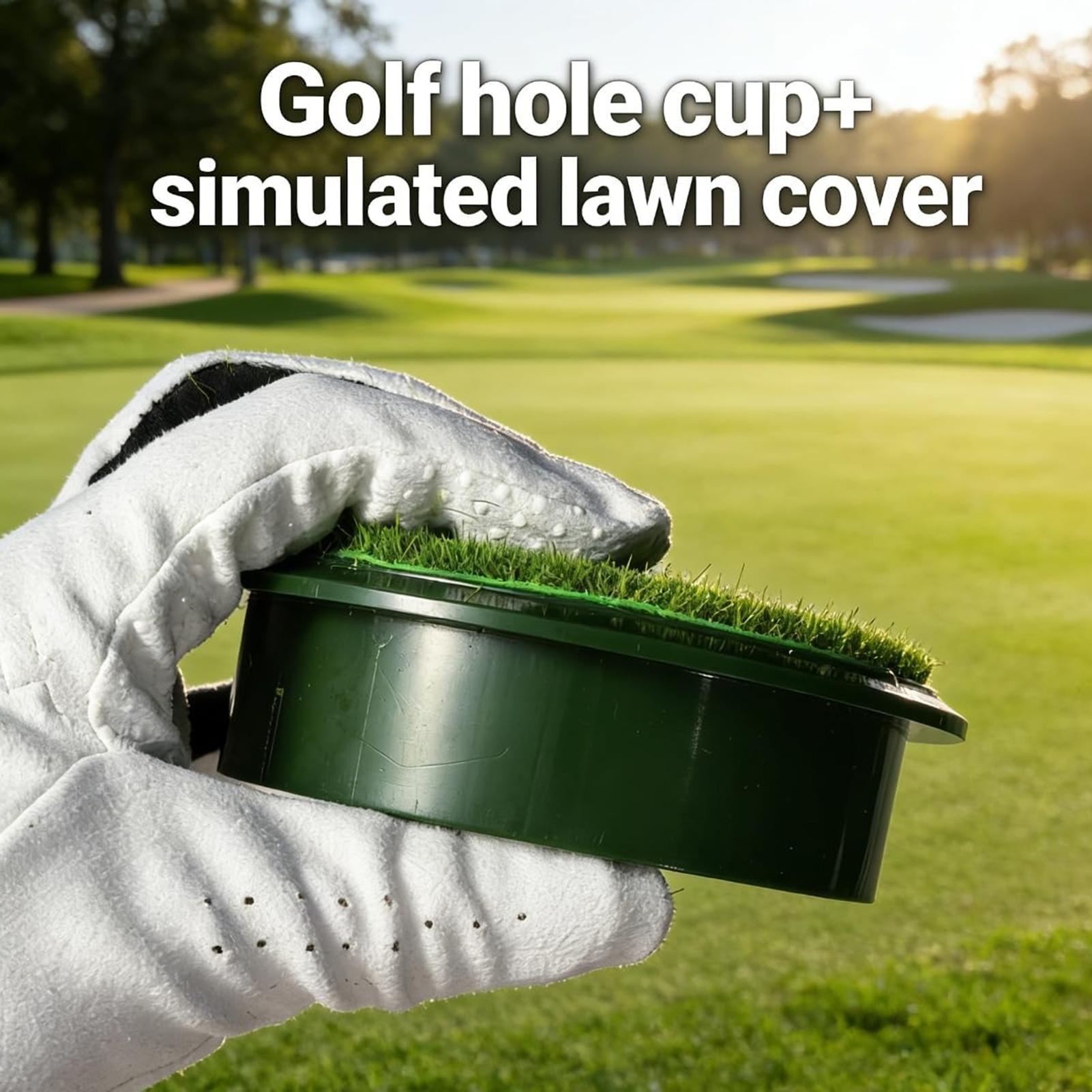 보호 커버가 있는 골프 퍼팅 연습용 그린 컵, 실내외  - Golf Equipment Indoor 리뷰 및 가격