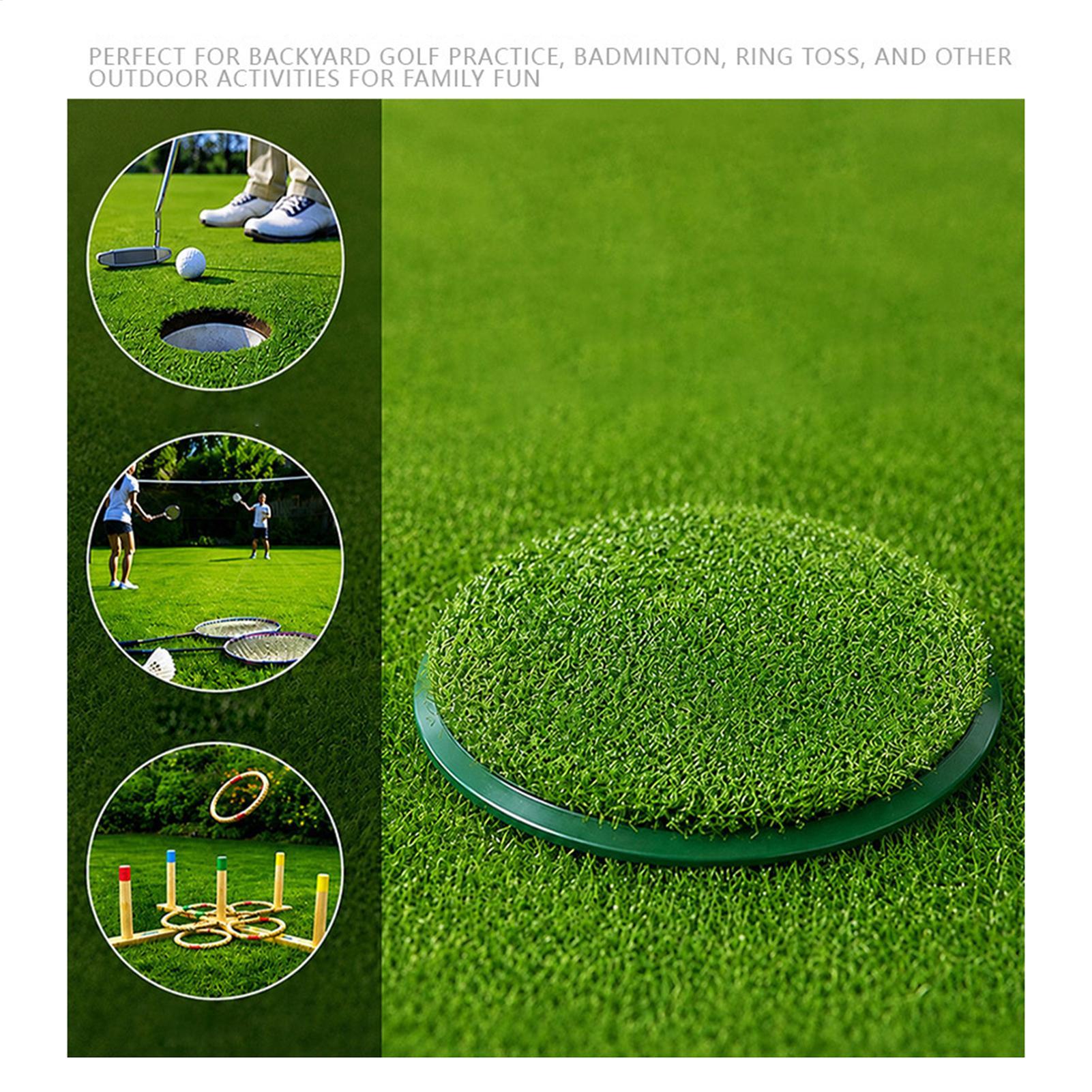 보호 커버가 있는 골프 퍼팅 연습용 그린 컵, 실내외  - Golf Equipment Indoor 리뷰 및 가격