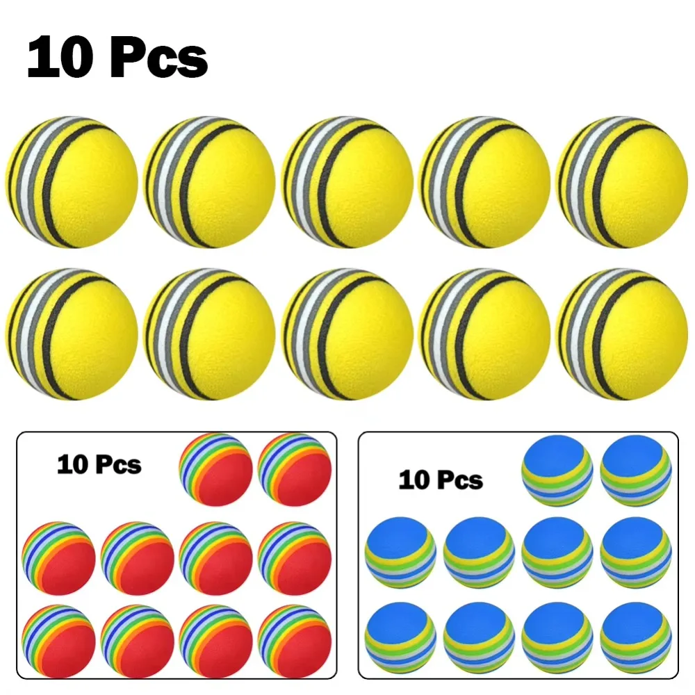 10Pcs 35mm 골프 연습용 폼 볼 - 실내 실외  - Golf Equipment Indoor 리뷰 및 가격
