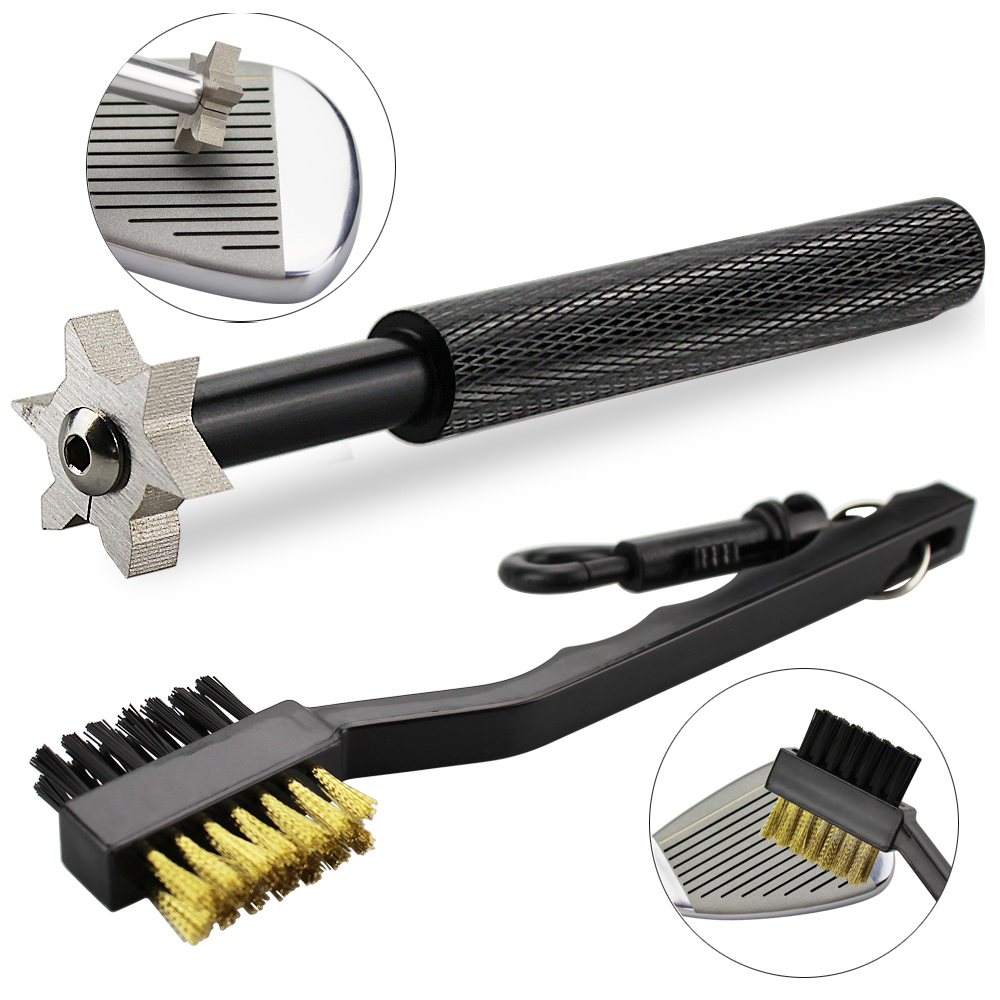2개 세트 골프 클럽 브러시 골프 클럽 샤프너 그루빙  - Golf Equipment To Improve Your Game 리뷰 및 가격