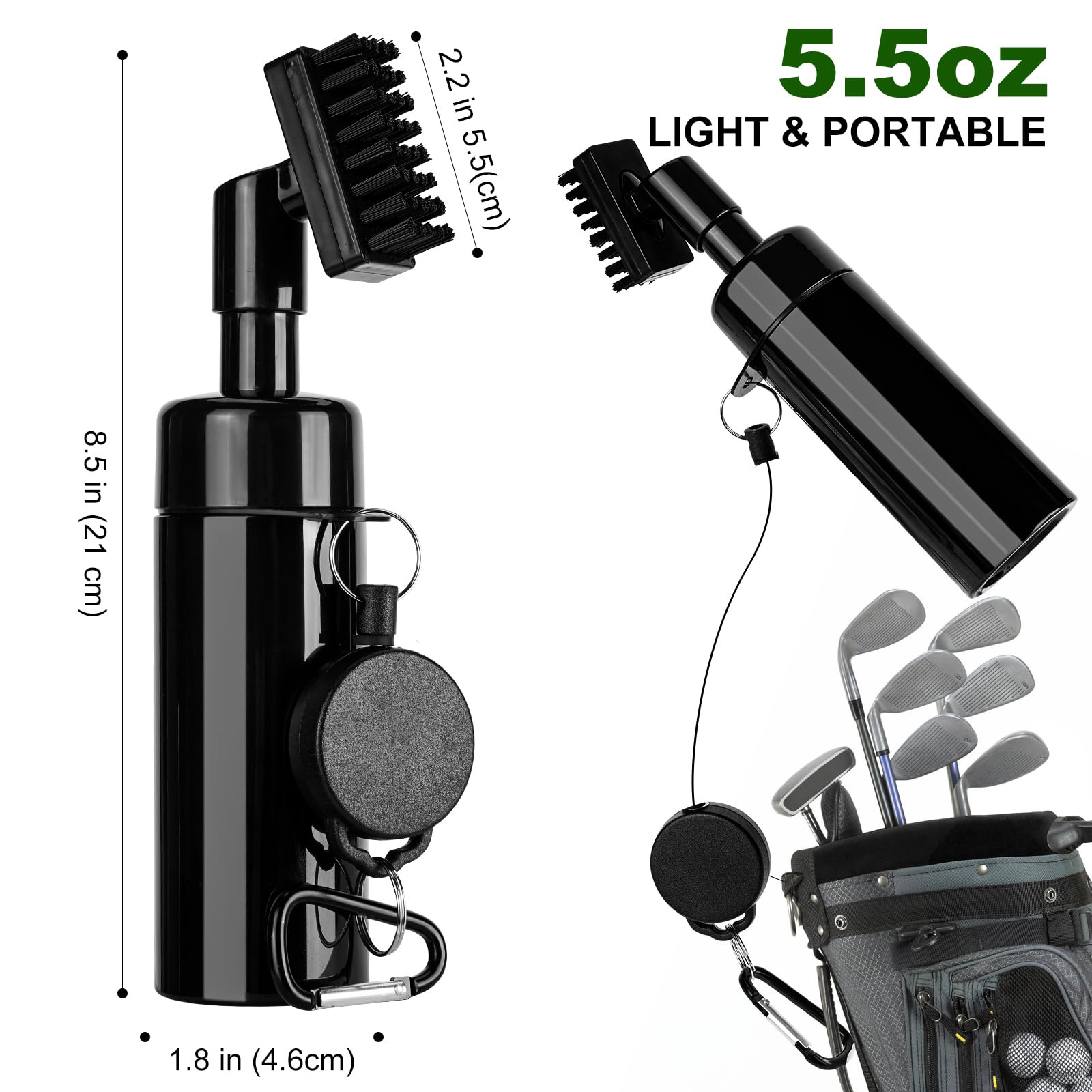 골프 클럽 헤드 청소 브러시, 개폐식 버클이 있는 U자 - Golf Equipment To Improve Your Game 리뷰 및 가격