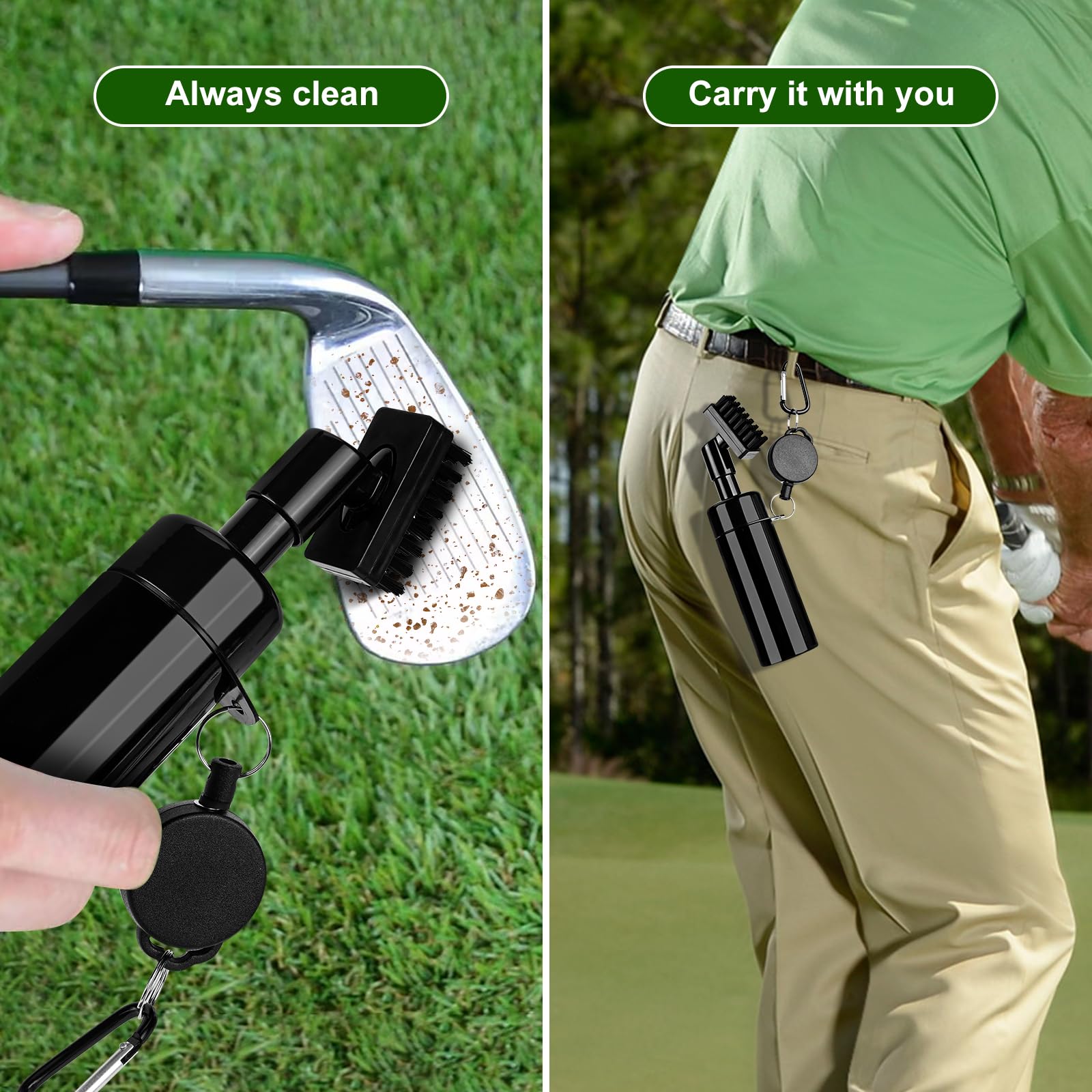 골프 클럽 헤드 청소 브러시, 개폐식 버클이 있는 U자 - Golf Equipment To Improve Your Game 리뷰 및 가격